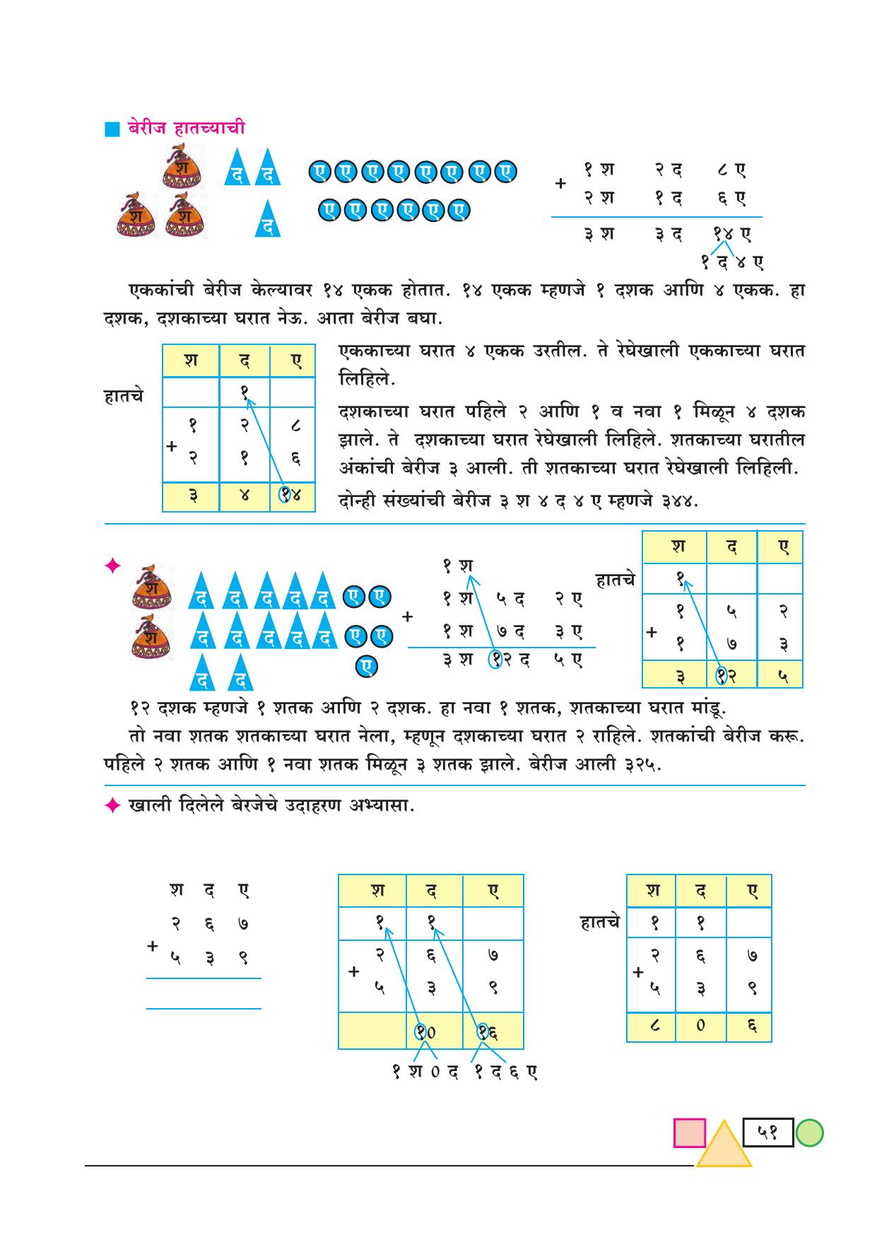 Maharashtra Board Class 3 Maths (Marathi Medium) Textbook - Page 61