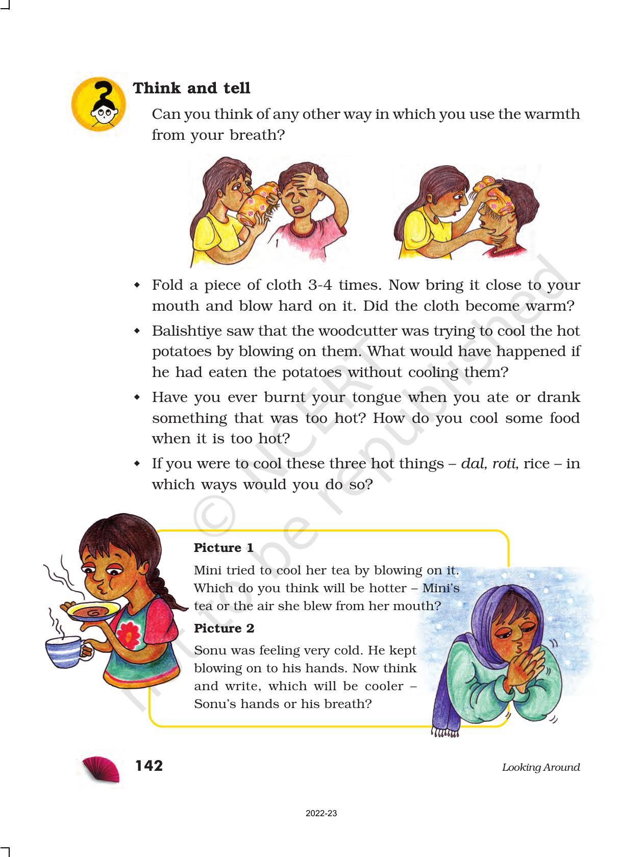 NCERT Book for Class 5 EVS Chapter 15 Blow Hot, Blow Cold - Page 4