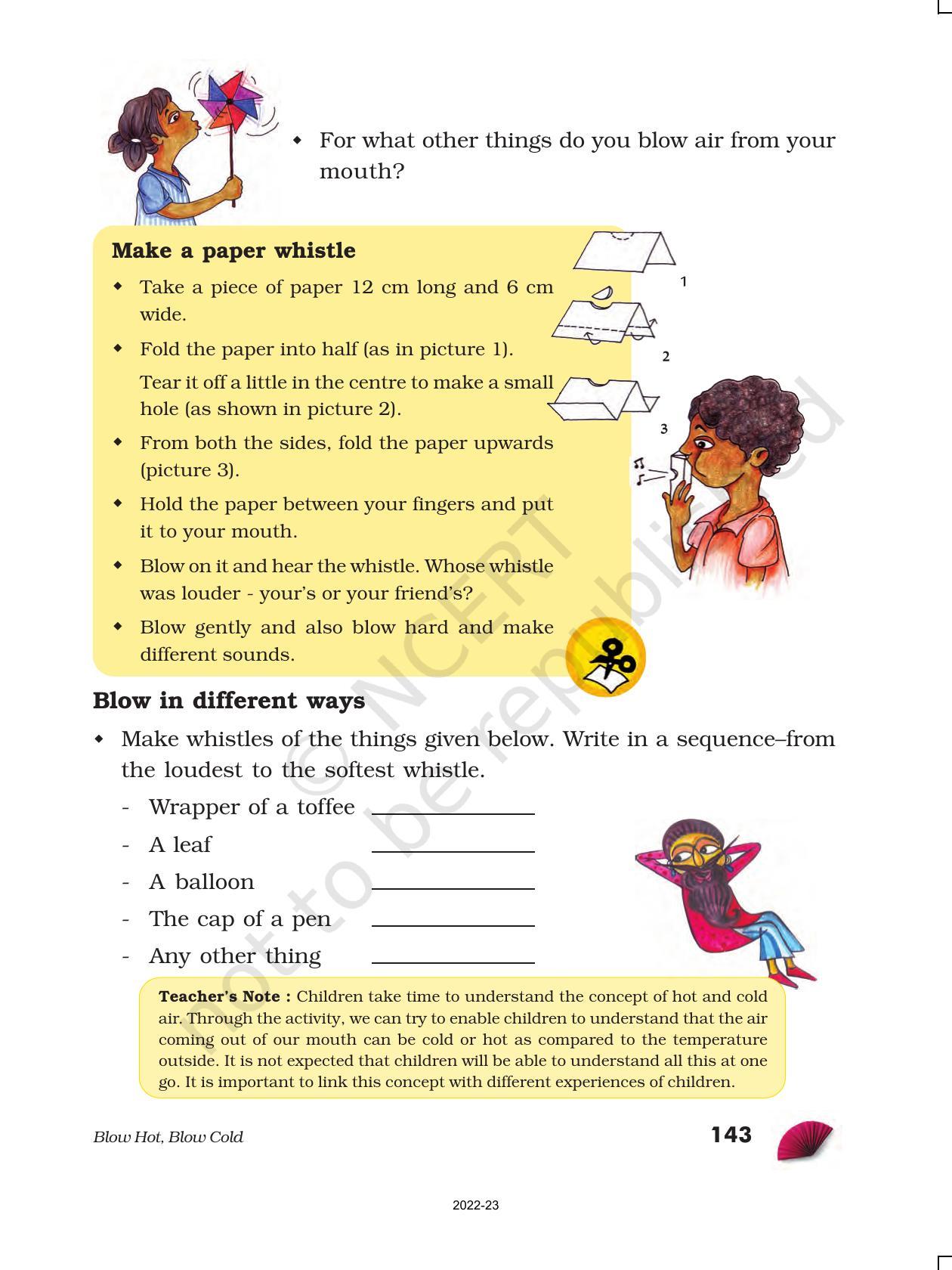 NCERT Book for Class 5 EVS Chapter 15 Blow Hot, Blow Cold - Page 5
