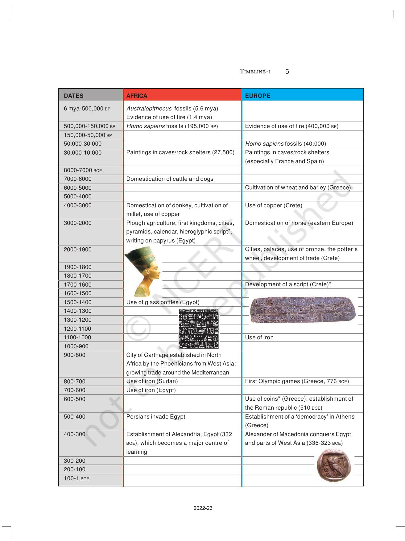 NCERT Book for Class 11 History Chapter 1 From the Beginning of Time - Page 5