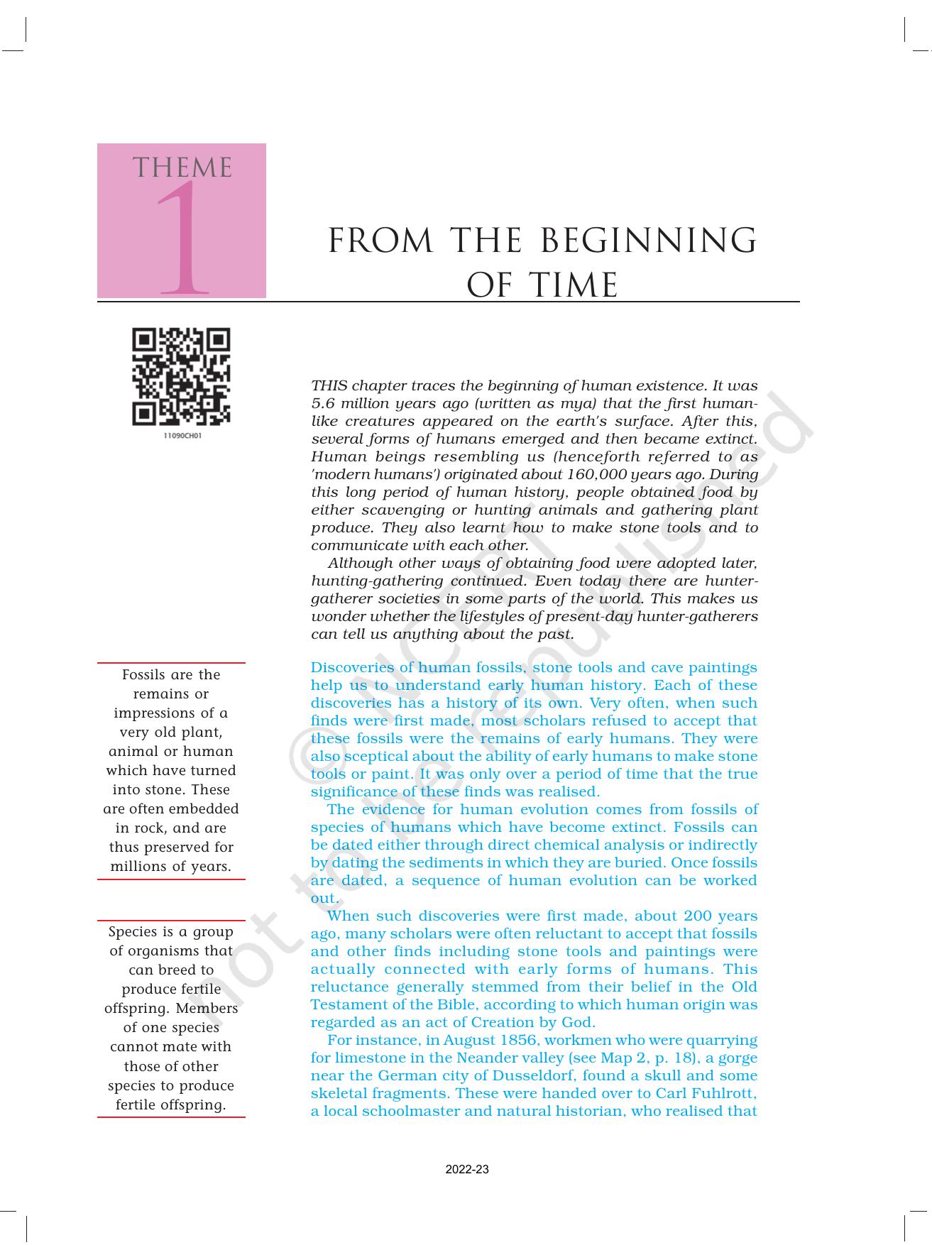 NCERT Book for Class 11 History Chapter 1 From the Beginning of Time - Page 8