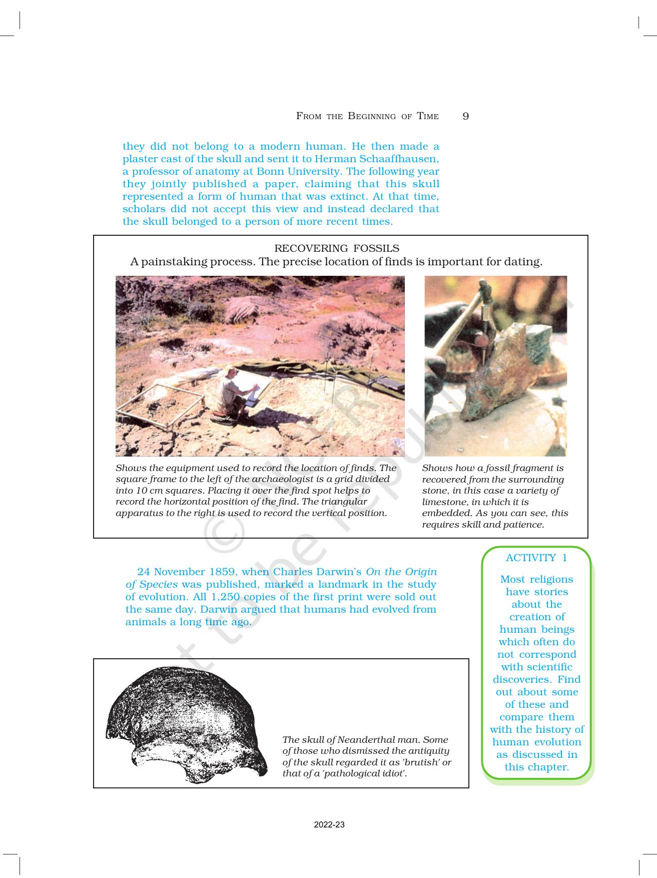 NCERT Book for Class 11 History Chapter 1 From the Beginning of Time - Page 9