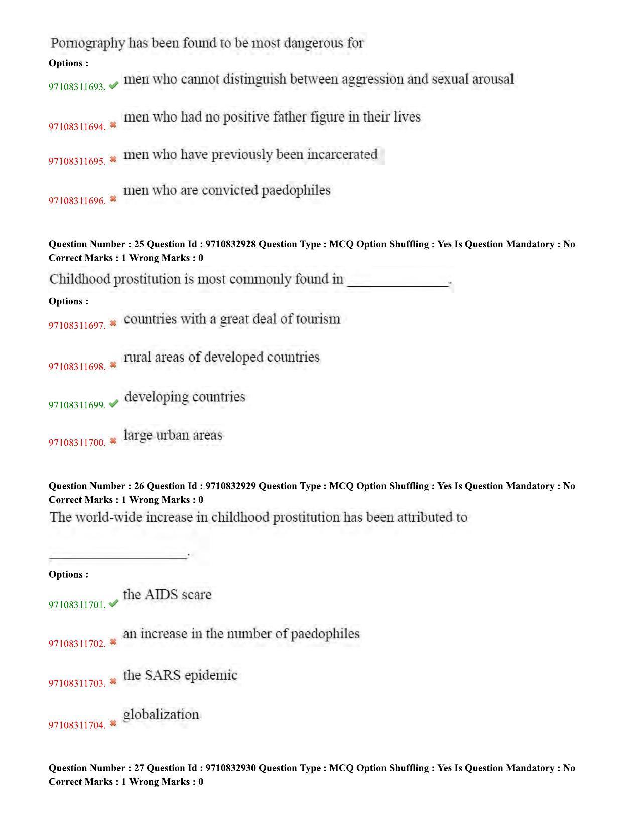 TS CPGET 2020 M.A. Gender Studies (Shift 1) Question Paper with Answer Key - Page 10