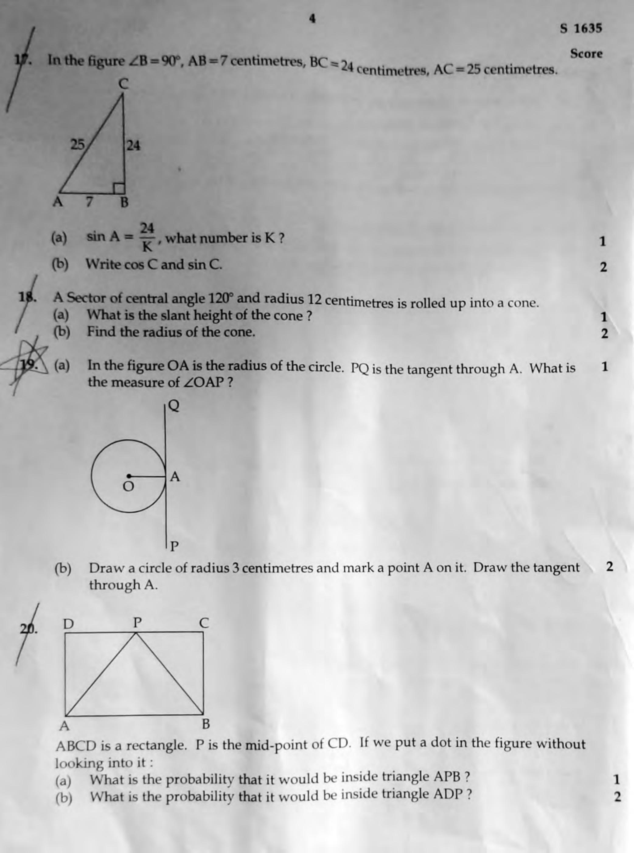 Kerala SSLC 2021 Maths Question Paper - Page 4