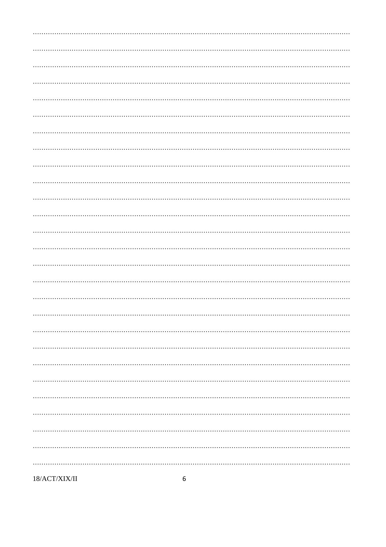 FTII JET Two Year Post Graduate Diploma in Acting (Film Wing) 2019 Question Paper - Page 6