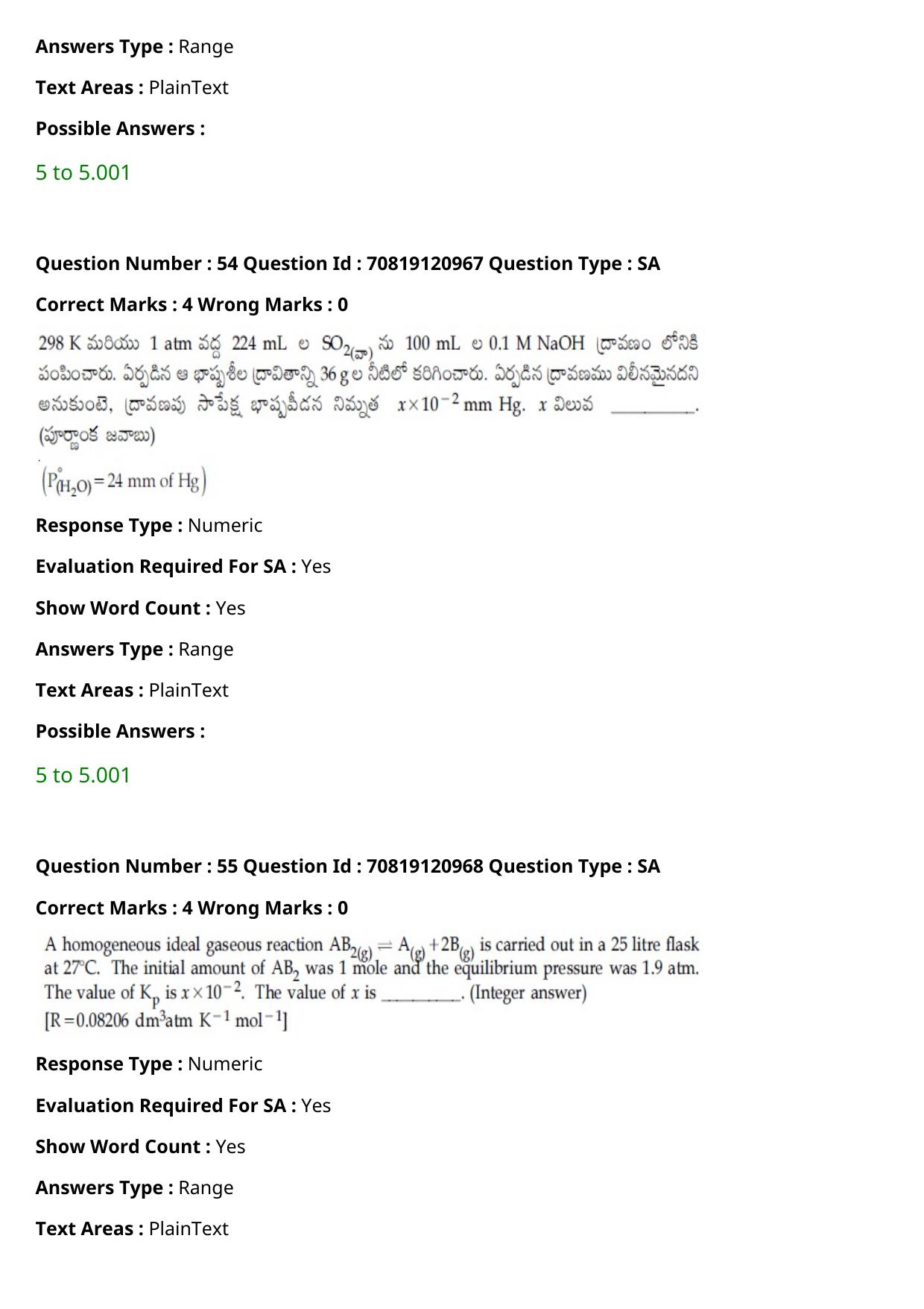 JEE Mains 2021: BTech Telugu (Shift 1) 26-02-2021 Question Paper - Page 65