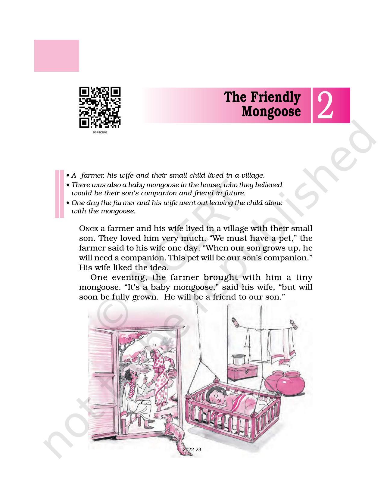 NCERT Book for Class 6 English(A Pact with the Sun) : Chapter 2-The Friendly Mongoose - Page 1