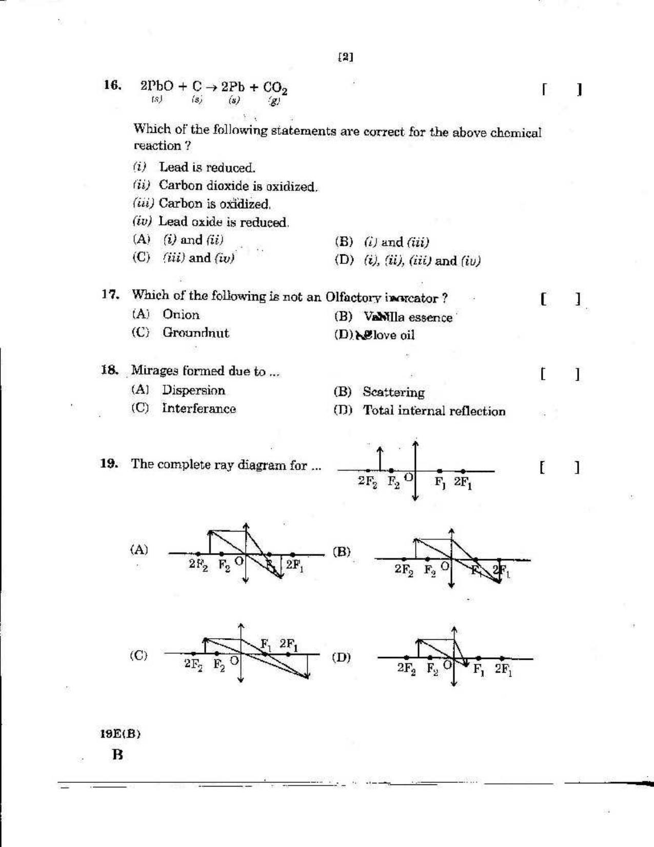 AP Class 10 Science (Paper I) 2019 Question Paper - Page 6
