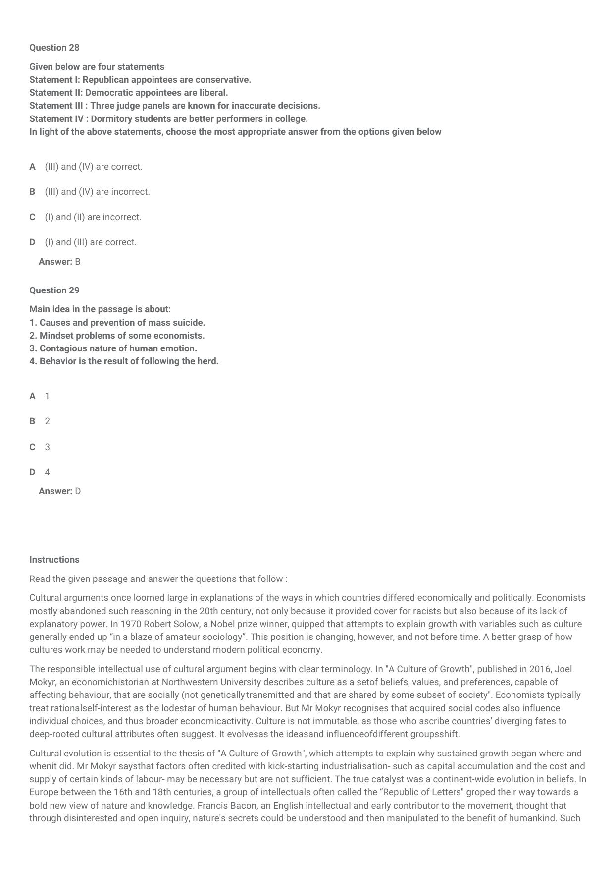 IIFT 2021 Question Paper - Page 11