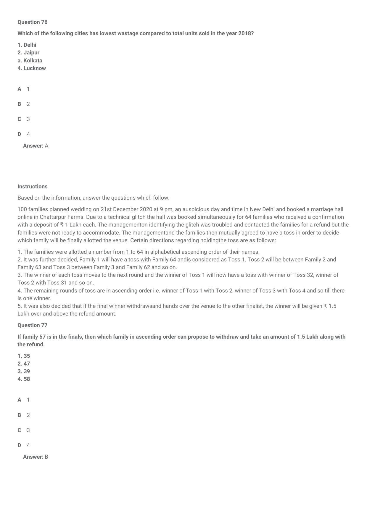 IIFT 2021 Question Paper - Page 33
