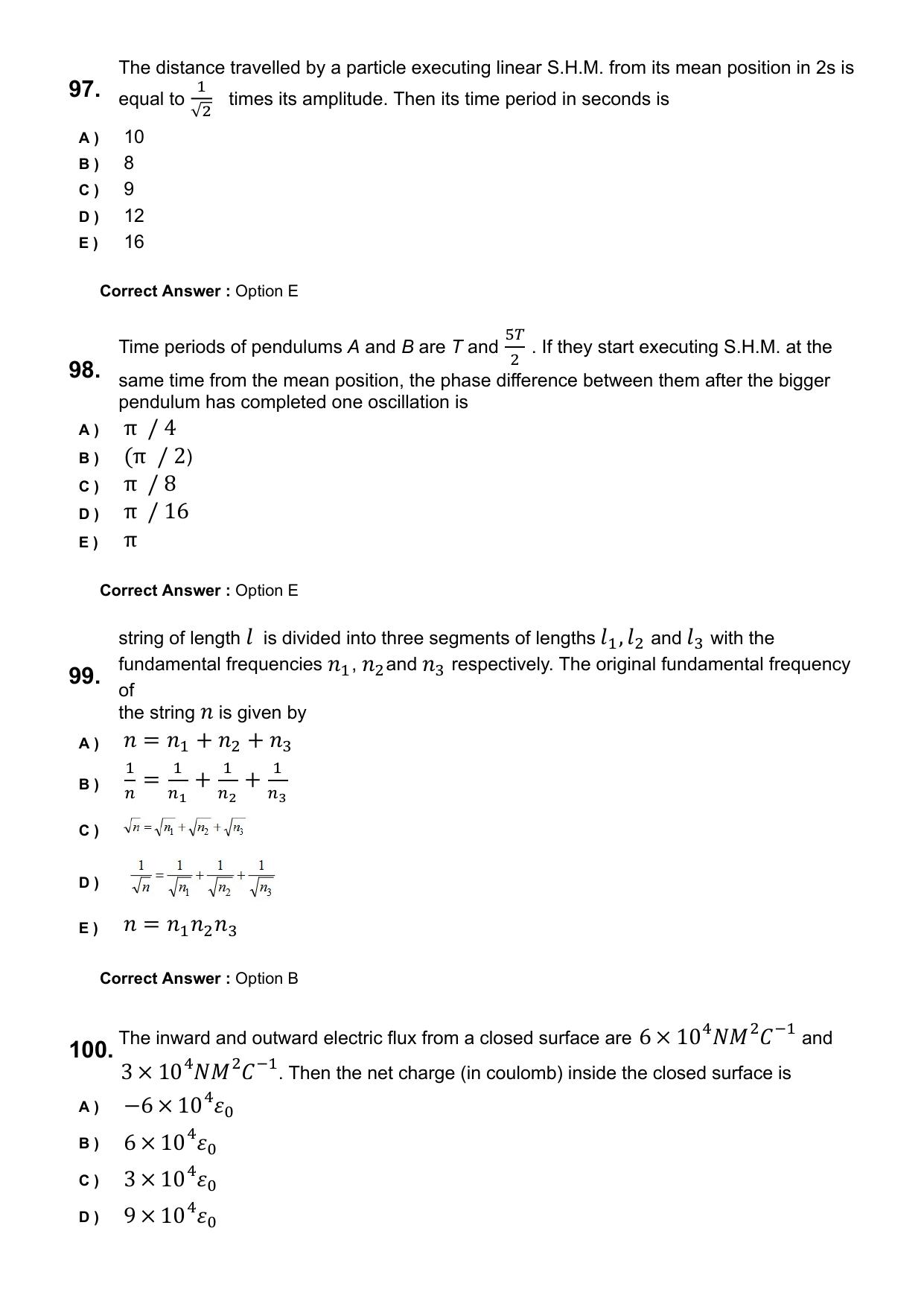 KEAM 2025 April 23 Question Paper with Answer Key - Page 25