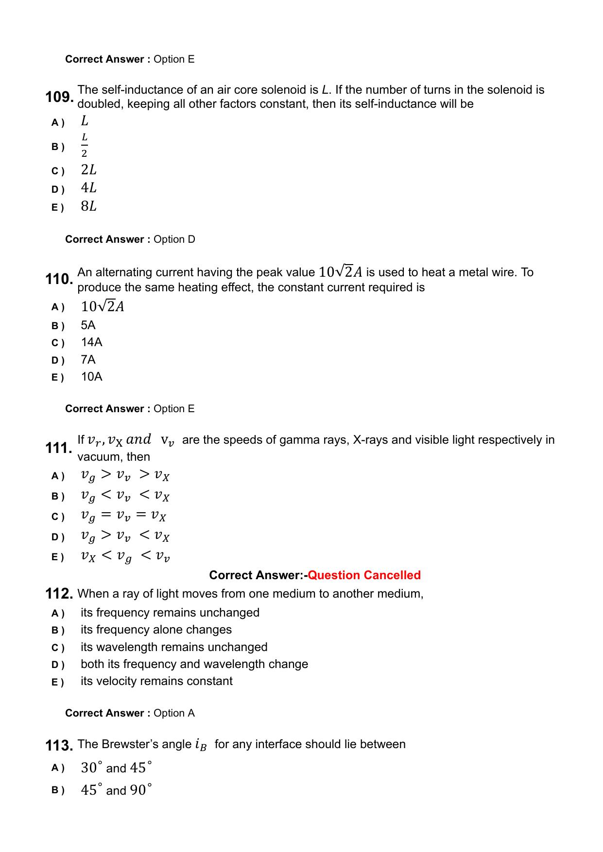 KEAM 2025 April 23 Question Paper with Answer Key - Page 28