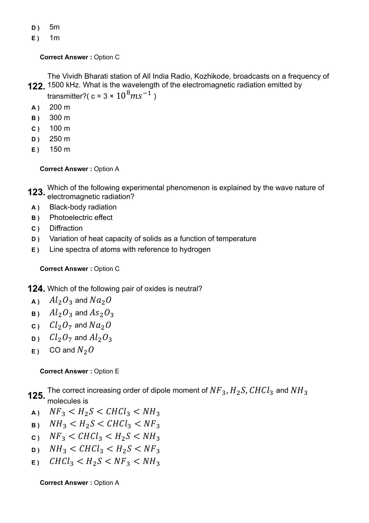 KEAM 2025 April 23 Question Paper with Answer Key - Page 31