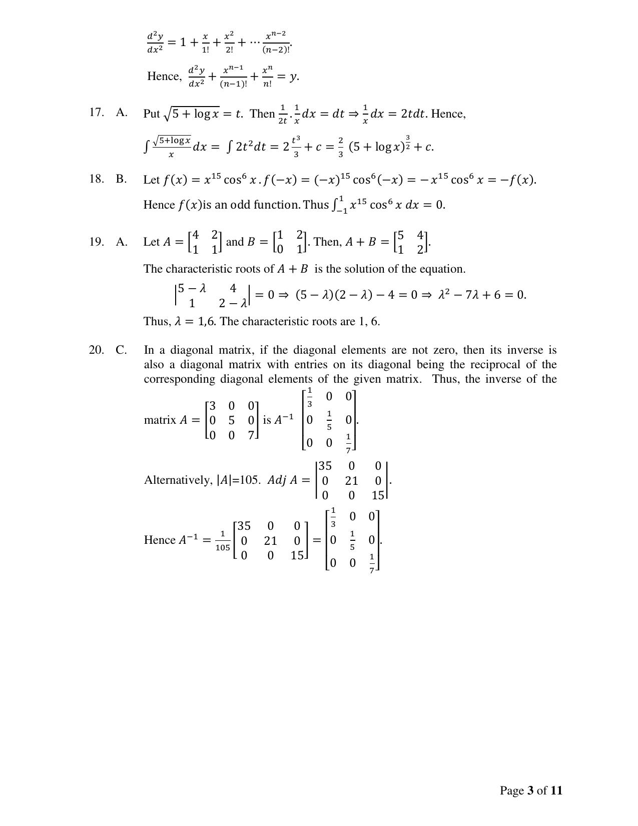 ACET March 2023 Solution - Page 3