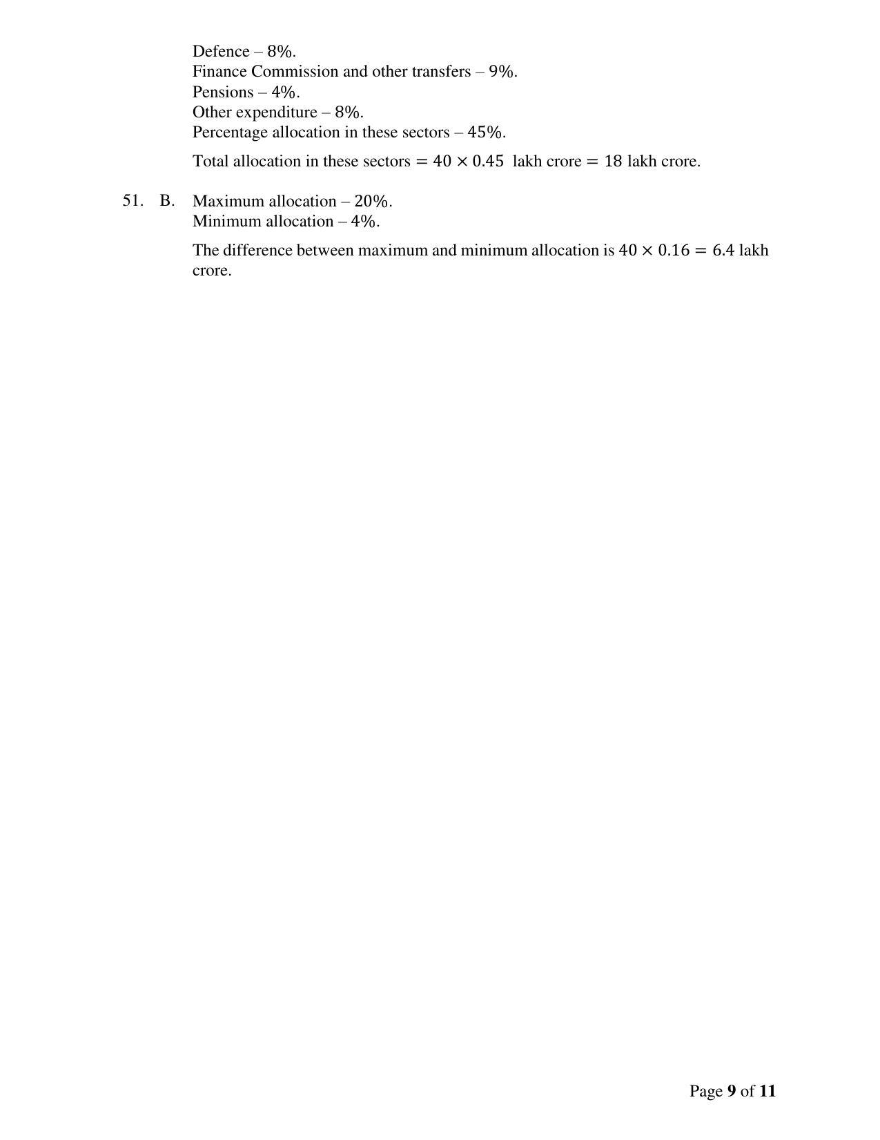 ACET March 2023 Solution - Page 9