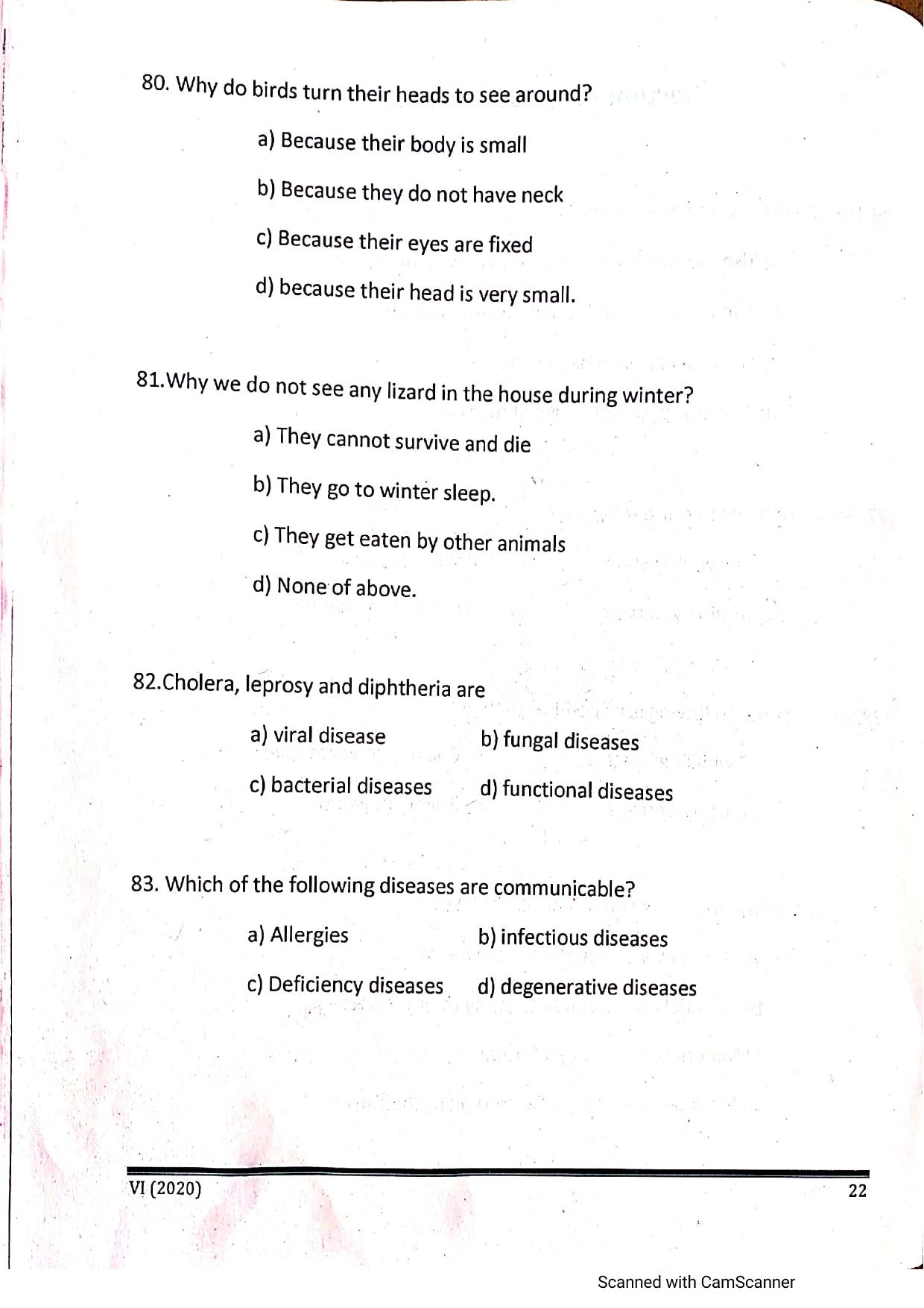 JKSSEE 2020 Class 6 Question Paper - Page 21