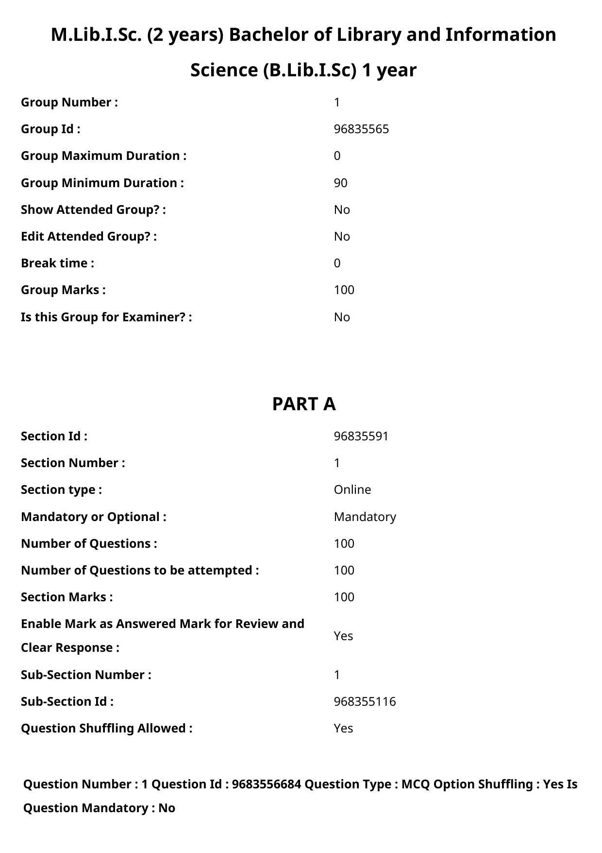 TS CPGET 2021 M Lib I Sc 2 years & B Lib I Sc 1 year  (Shift 1) Question Paper with Answer Key - Page 2