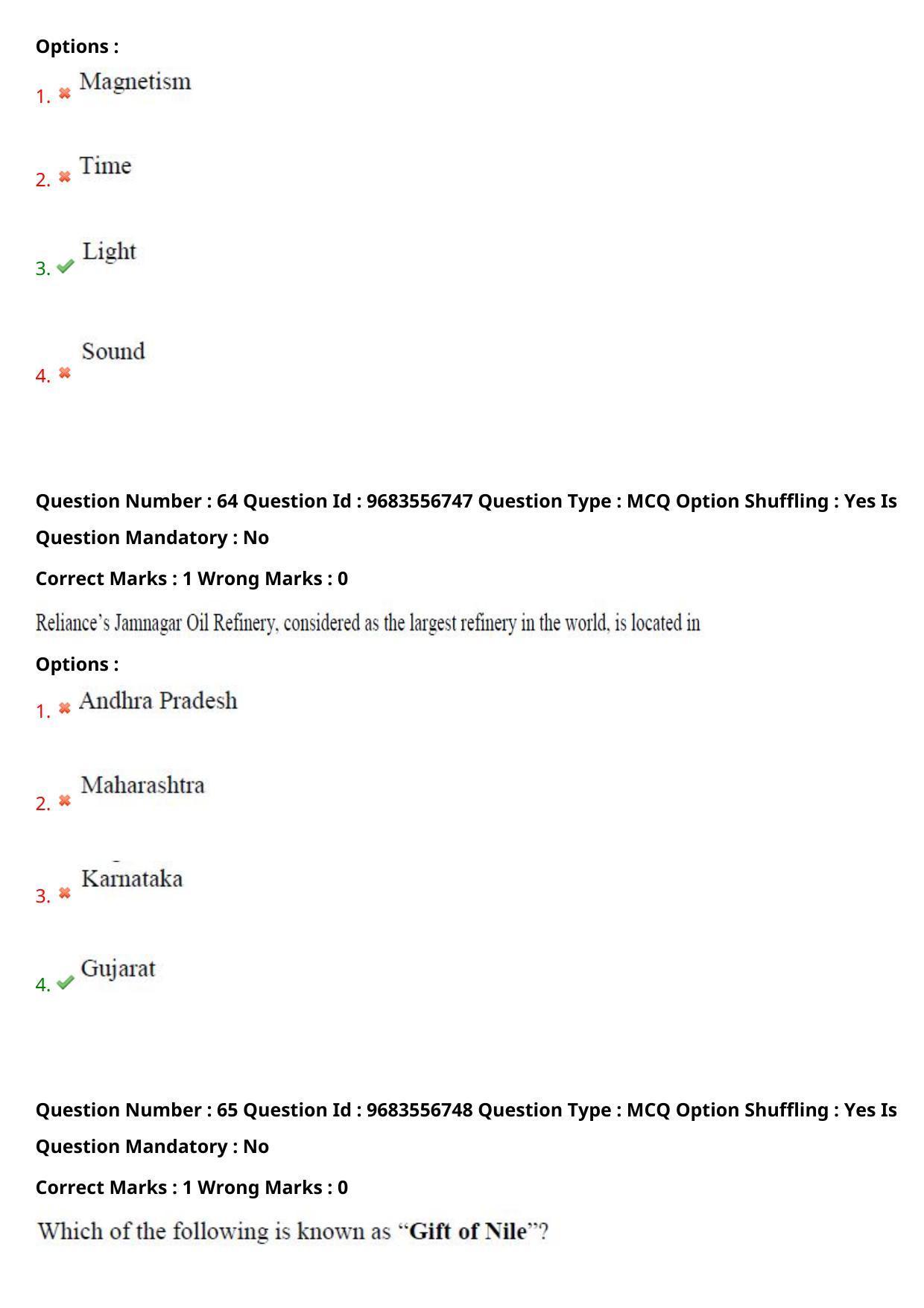 TS CPGET 2021 M Lib I Sc 2 years & B Lib I Sc 1 year  (Shift 1) Question Paper with Answer Key - Page 34