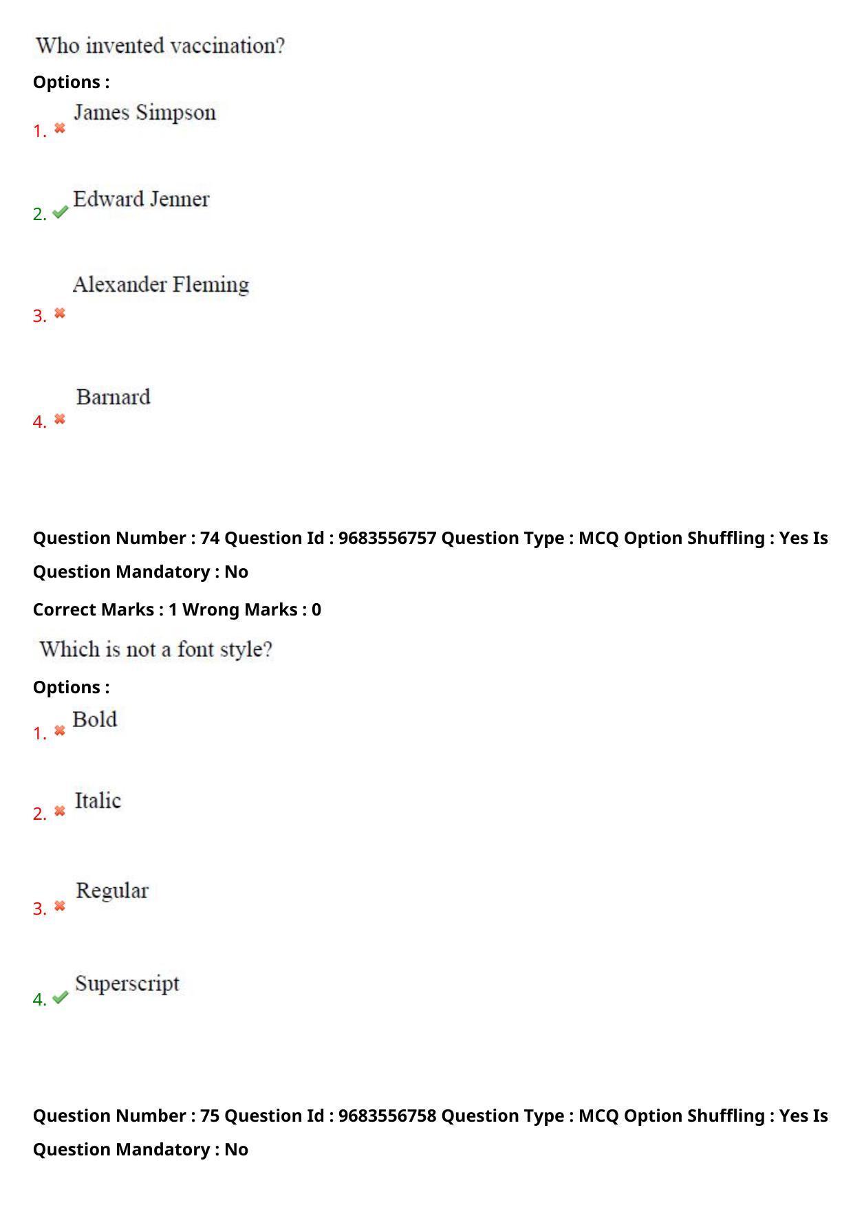 TS CPGET 2021 M Lib I Sc 2 years & B Lib I Sc 1 year  (Shift 1) Question Paper with Answer Key - Page 39
