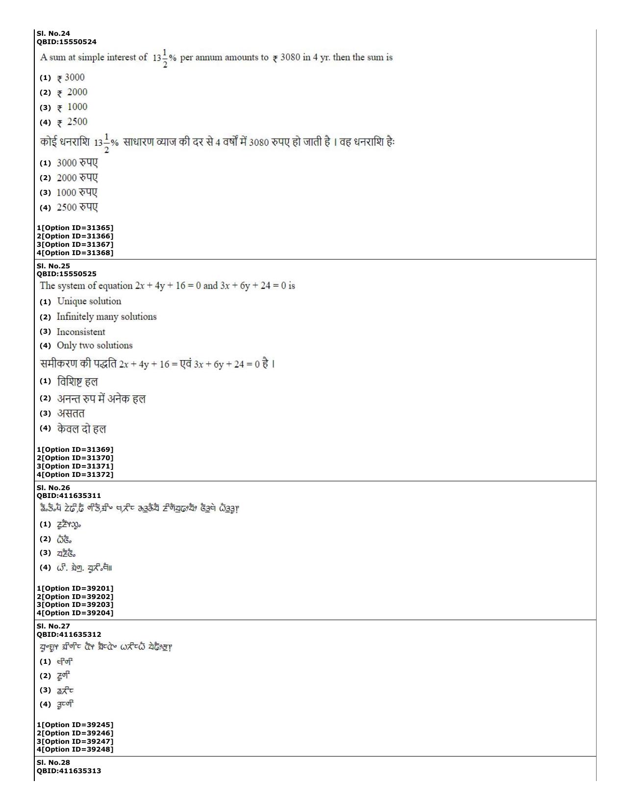 CUET (PG) 2022: PGQP-60 Limbu (10-09-2022) Question Paper - Page 10