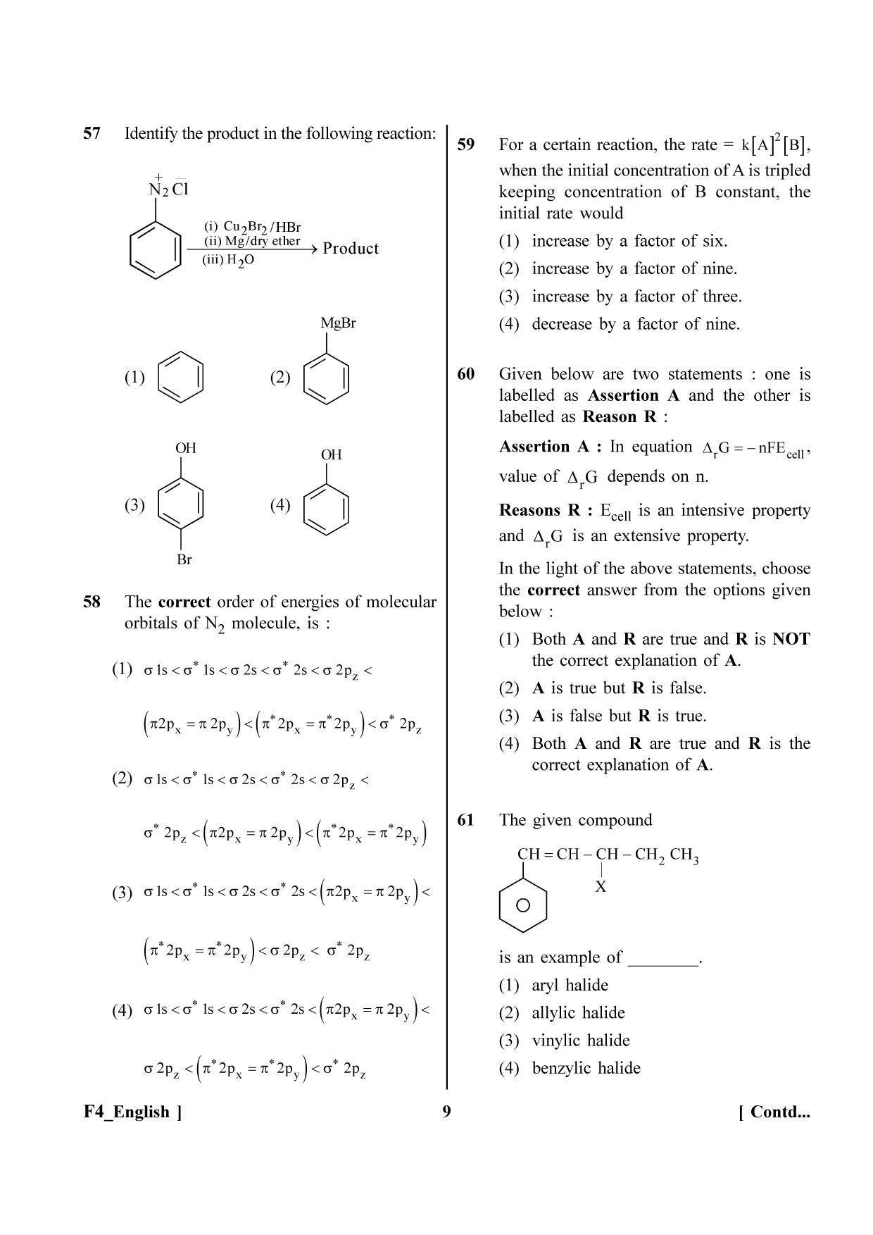 NEET 2023 F4 Question Paper - Page 9