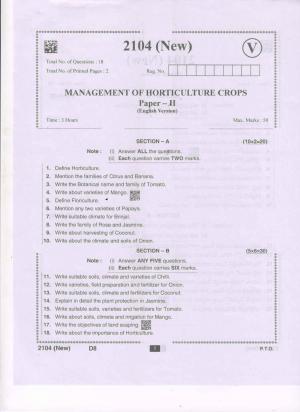 AP Intermediate 2nd Year Vocational Question Paper September-2021- Management_of_Horticulture_Crops-II(NEW)