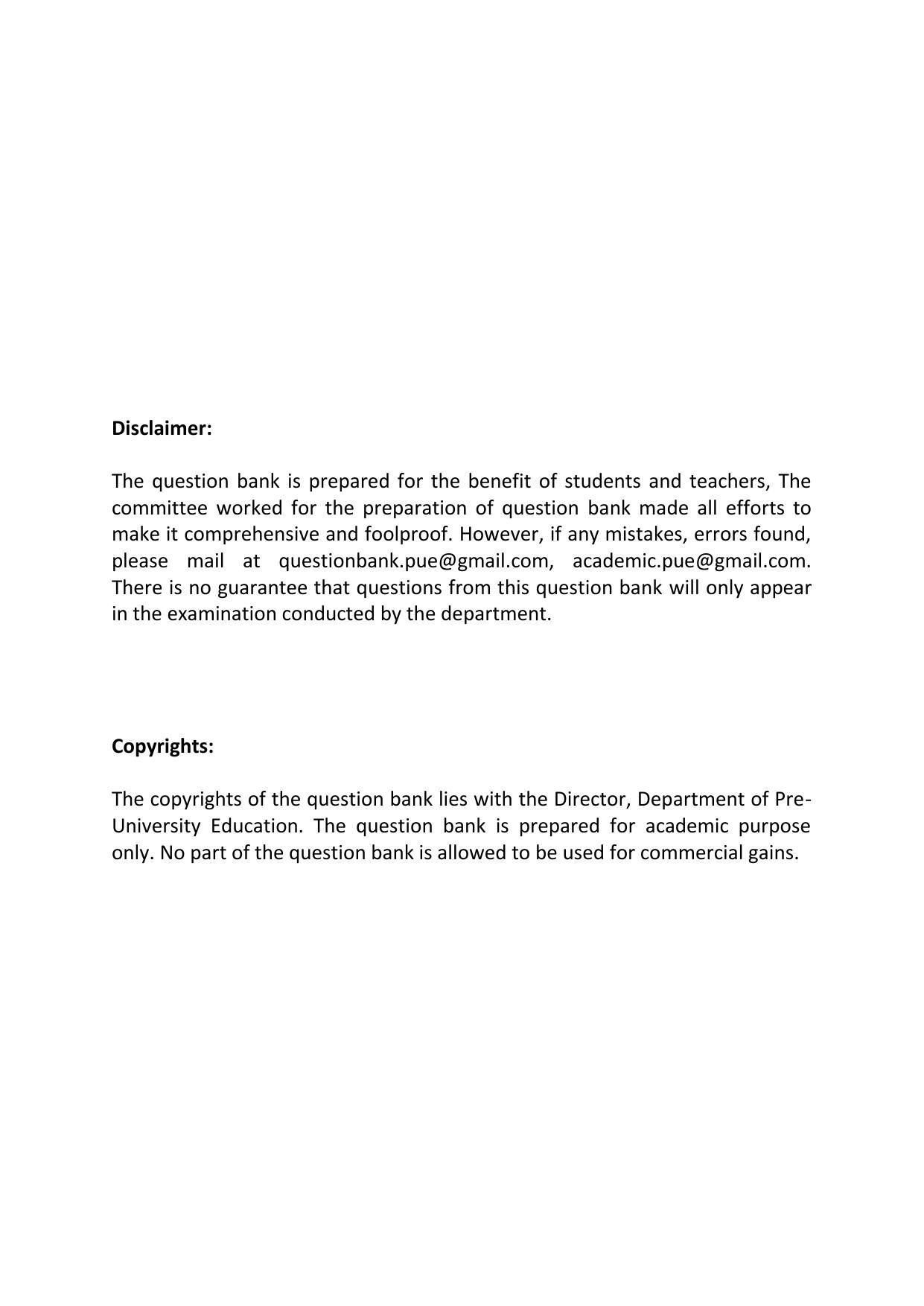 Karnataka 2nd PUC Question Bank for Chemistry - Page 2