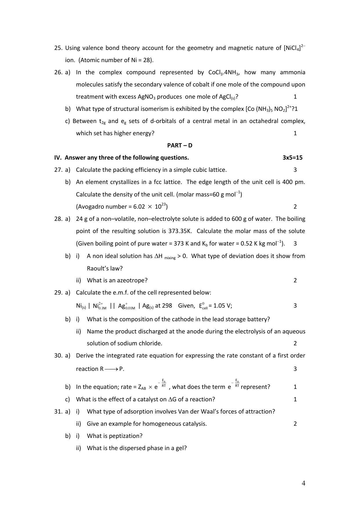 Karnataka 2nd PUC Question Bank for Chemistry - Page 7
