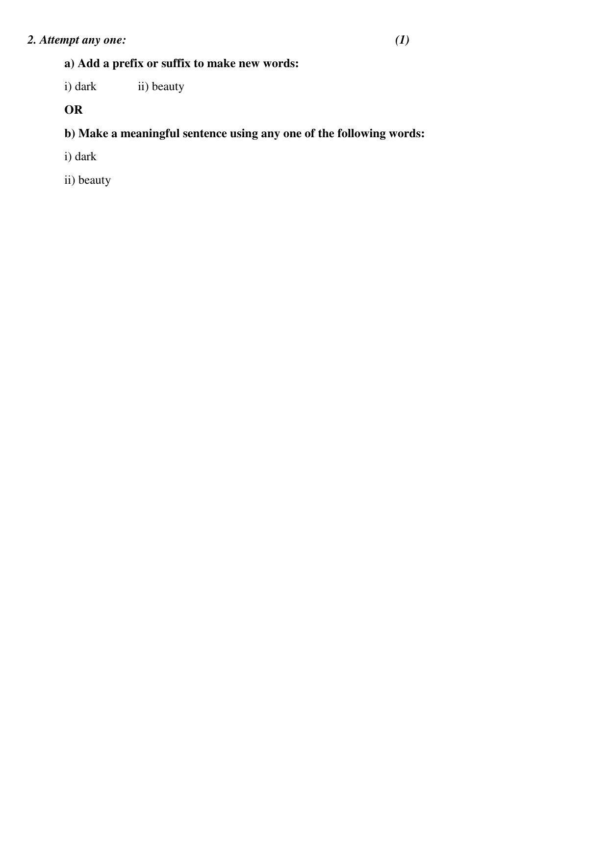 Maharashtra Board Class 10 English (17) Third Language Sample Paper (मराठी माध्यम) - Page 3