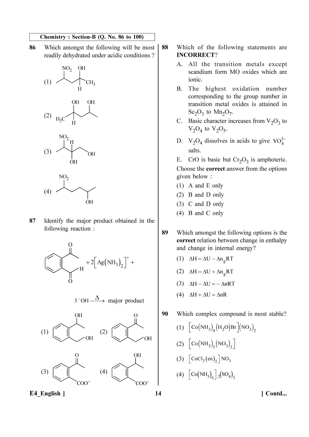 NEET 2023 E4 Question Paper - Page 14