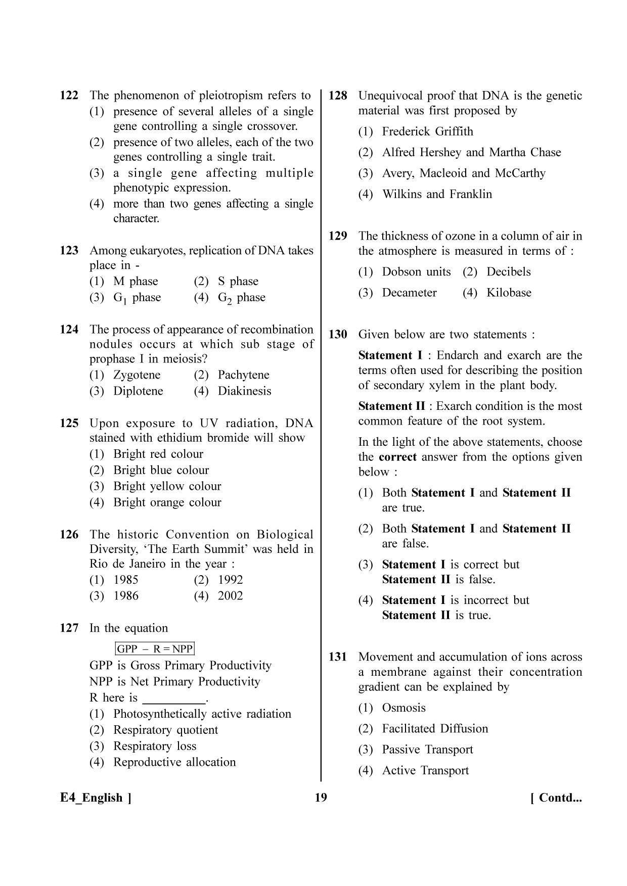 NEET 2023 E4 Question Paper - Page 19