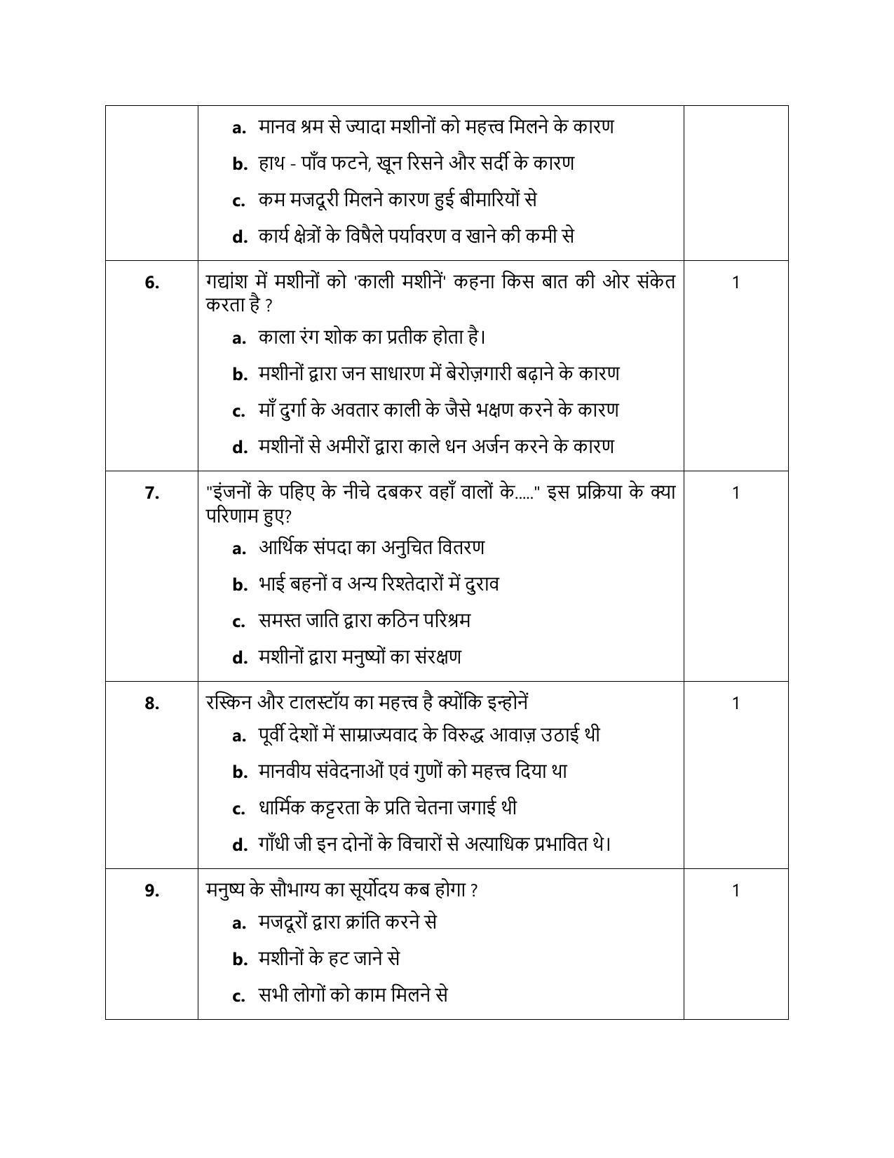 CBSE Class 12 Hindi Core Sample Paper 2024 - Page 4