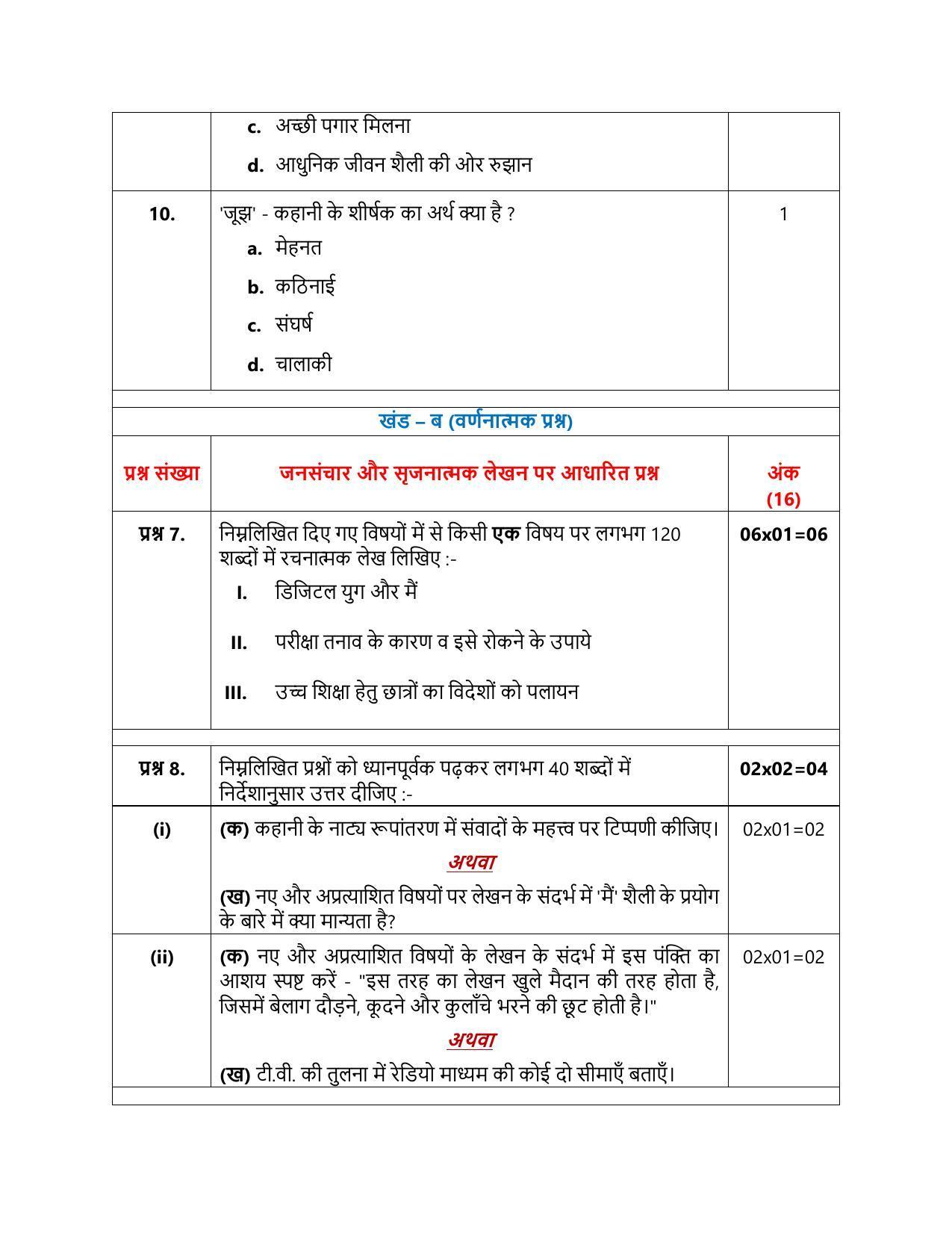 CBSE Class 12 Hindi Core Sample Paper 2024 - Page 15