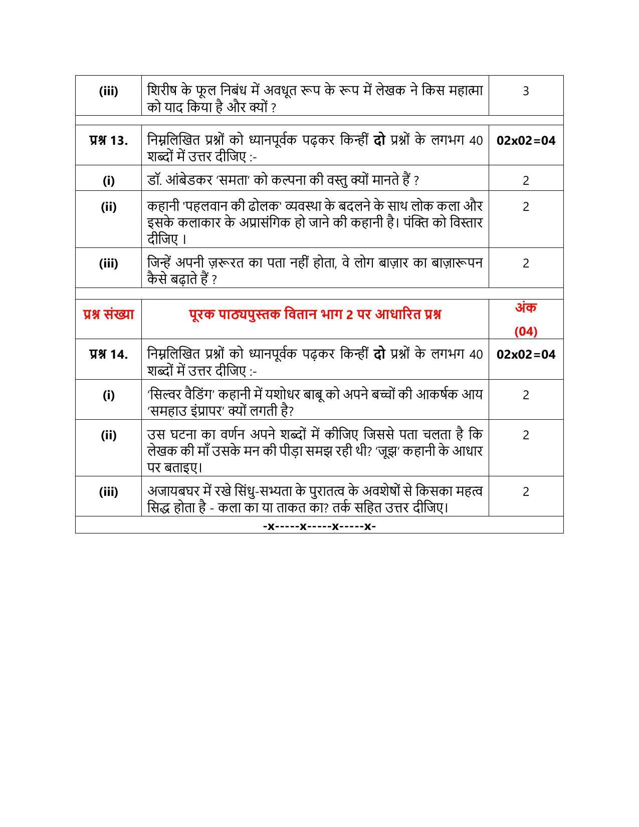 CBSE Class 12 Hindi Core Sample Paper 2024 - Page 17