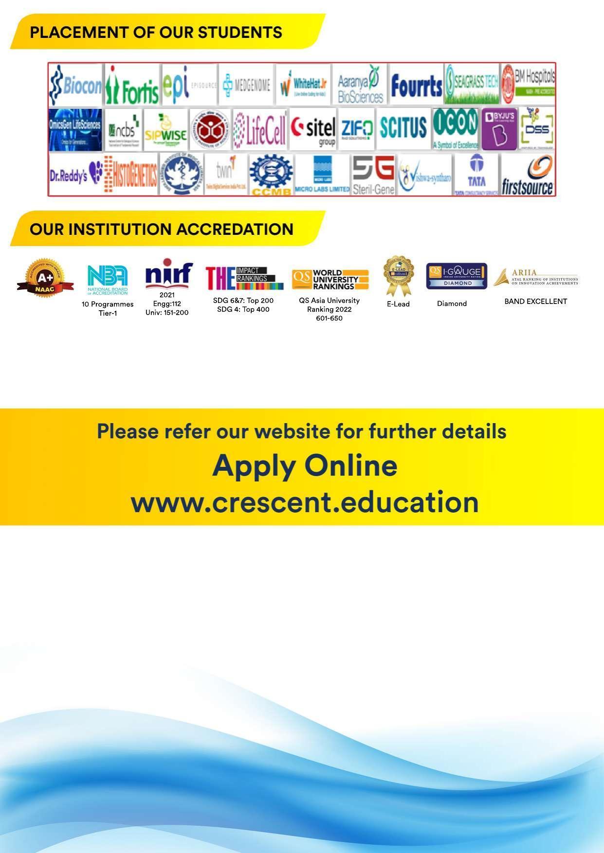 B.S. Abdur Rahman University B.Sc , Biotechnology Brochure 2022-23 - Page 4