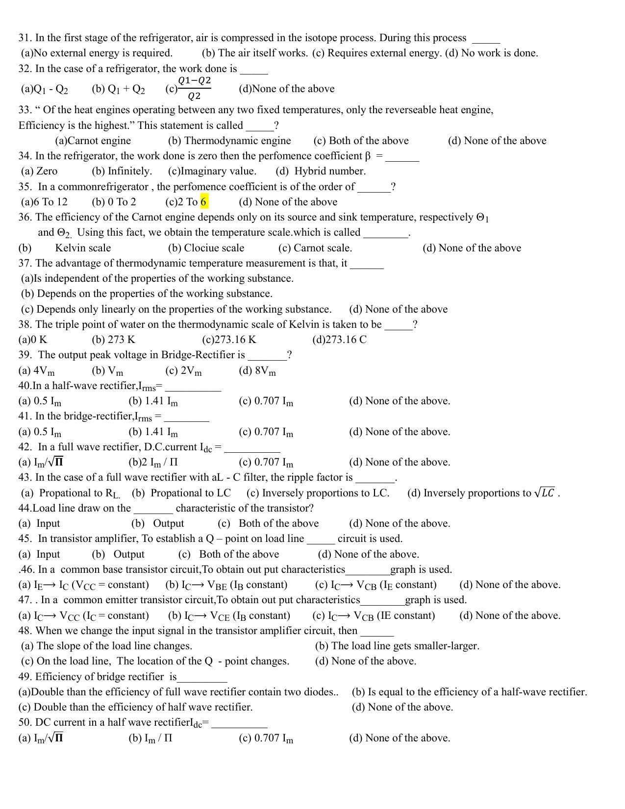 Hemchand North Gujarat University Sample Paper July-Sept 2021: B.Sc.B.ED Sem – I Physics-101 Paper Code - 3252 (Old Course) - Page 3