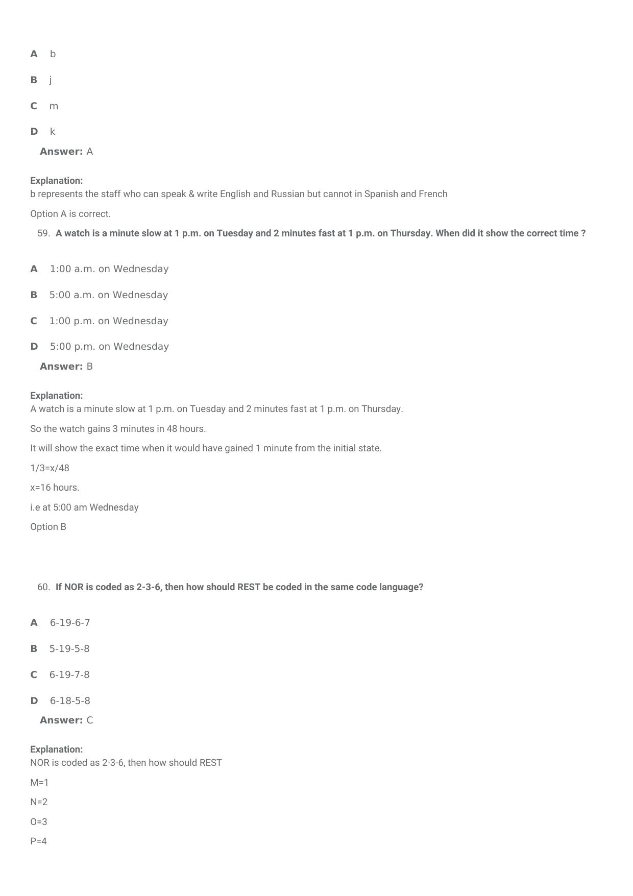 SNAP 2013 Question Paper with Solution - Page 28