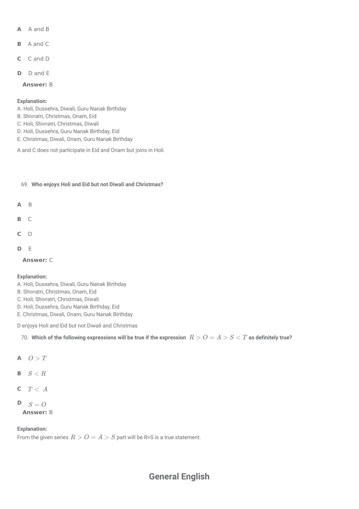 SNAP 2013 Question Paper with Solution - Page 32
