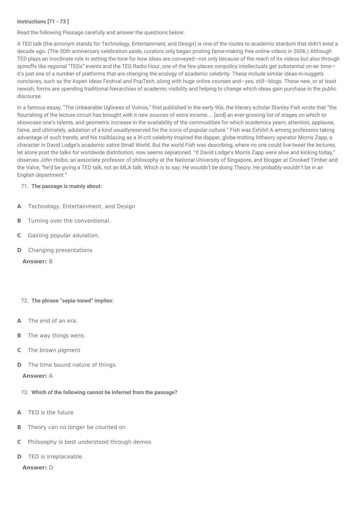 SNAP 2013 Question Paper with Solution - Page 33