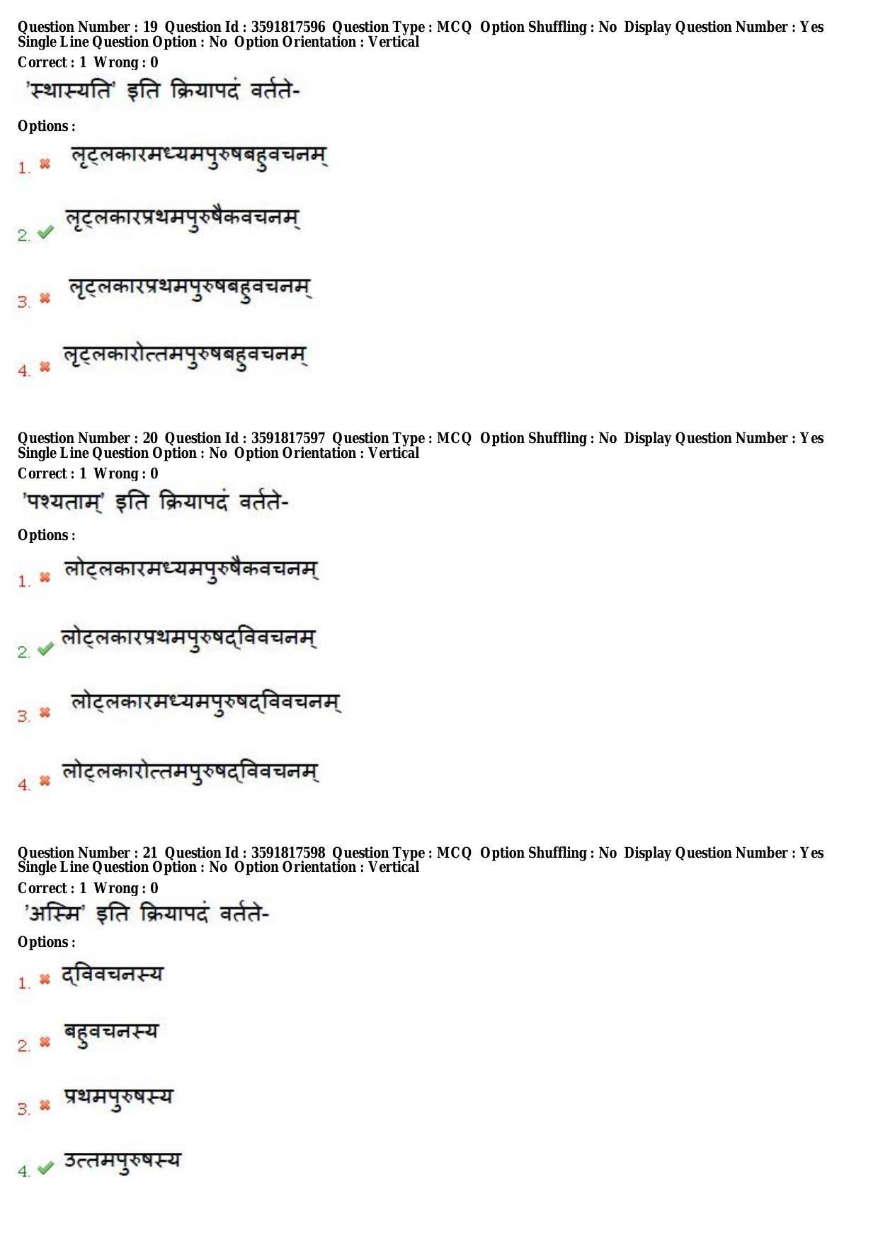 TS CPGET 2018 M.A. Sanskrit (Shift 1) Question Paper with Answer Key - Page 8