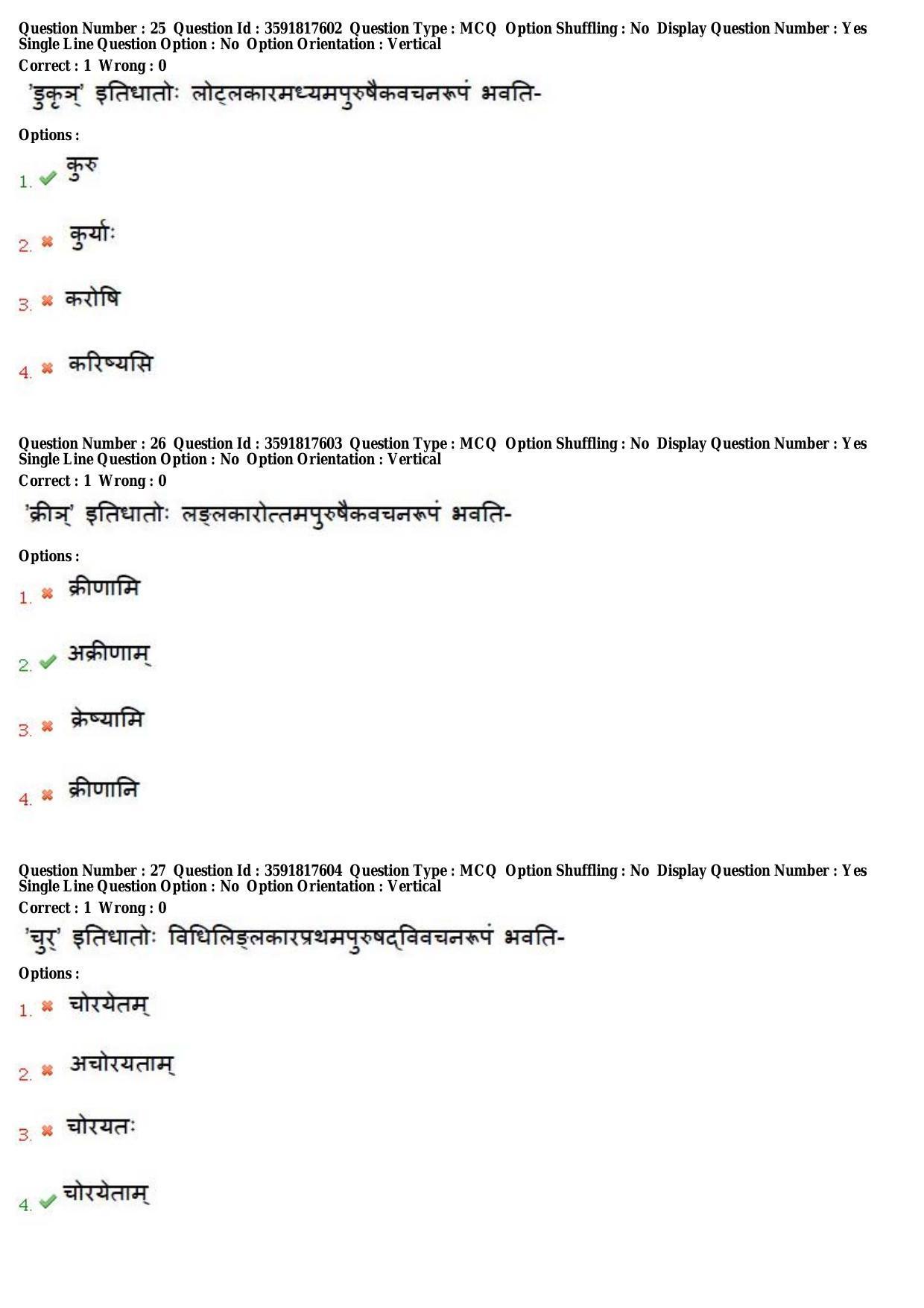TS CPGET 2018 M.A. Sanskrit (Shift 1) Question Paper with Answer Key - Page 10