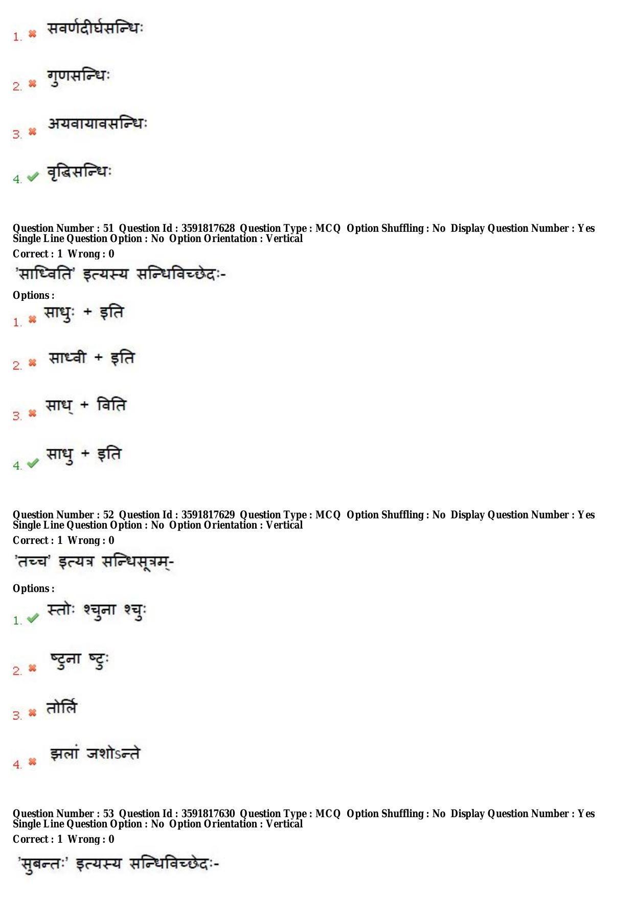 TS CPGET 2018 M.A. Sanskrit (Shift 1) Question Paper with Answer Key - Page 19