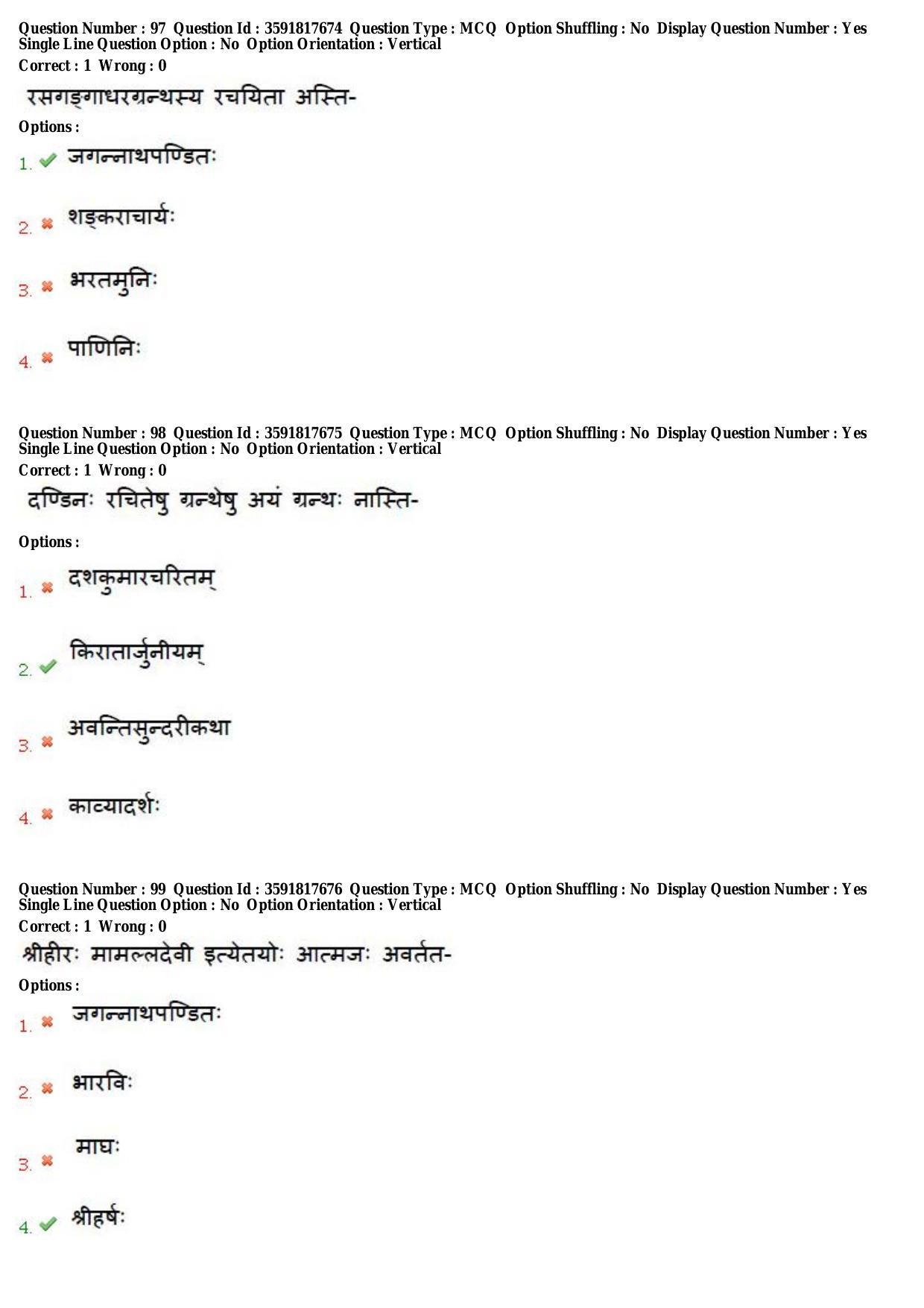 TS CPGET 2018 M.A. Sanskrit (Shift 1) Question Paper with Answer Key - Page 35