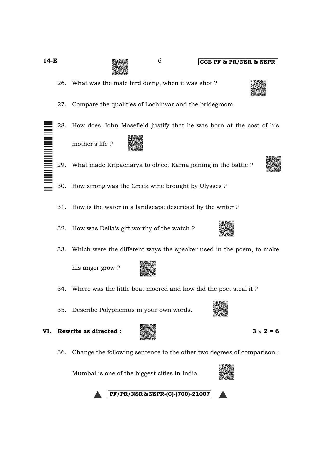 Karnataka SSLC First Language English Question Paper 2022 (C Version) - Page 6