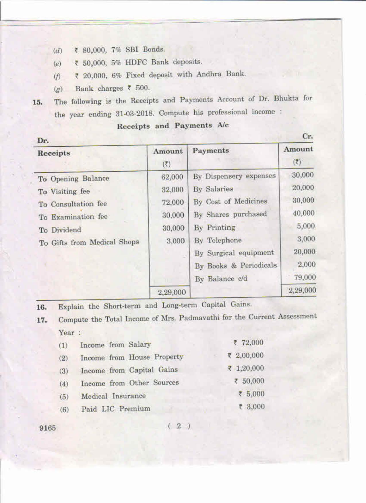 AP Inter 2nd Year Taxation-II May-2019-Vocational Question Paper - Page 2