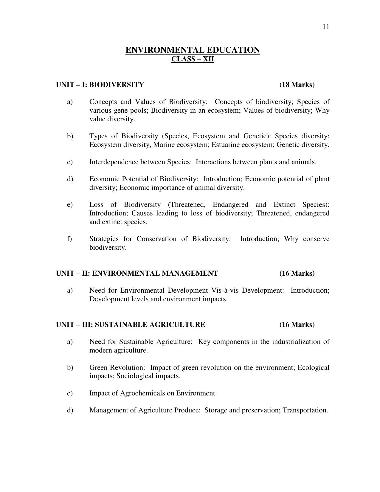 Meghalaya Board Class 12 Syllabus - Page 5