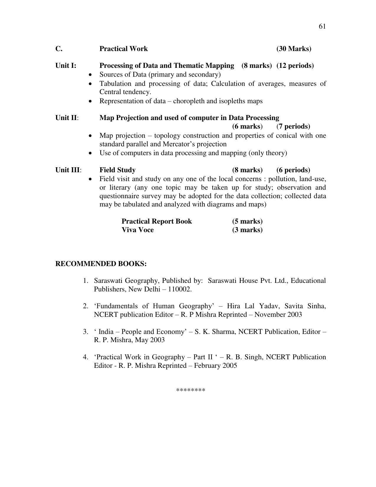 Meghalaya Board Class 12 Syllabus - Page 34