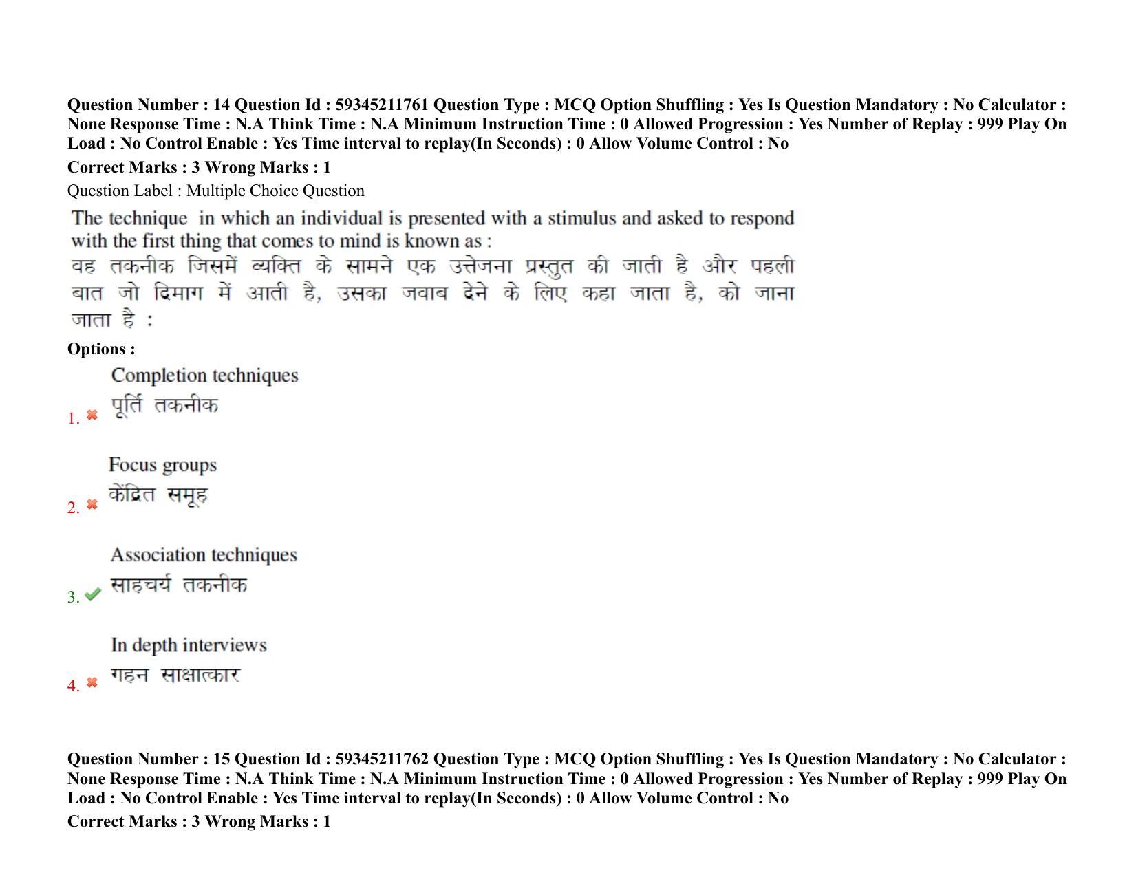 BHU RET Neurology 2021 Question Pape - Page 13