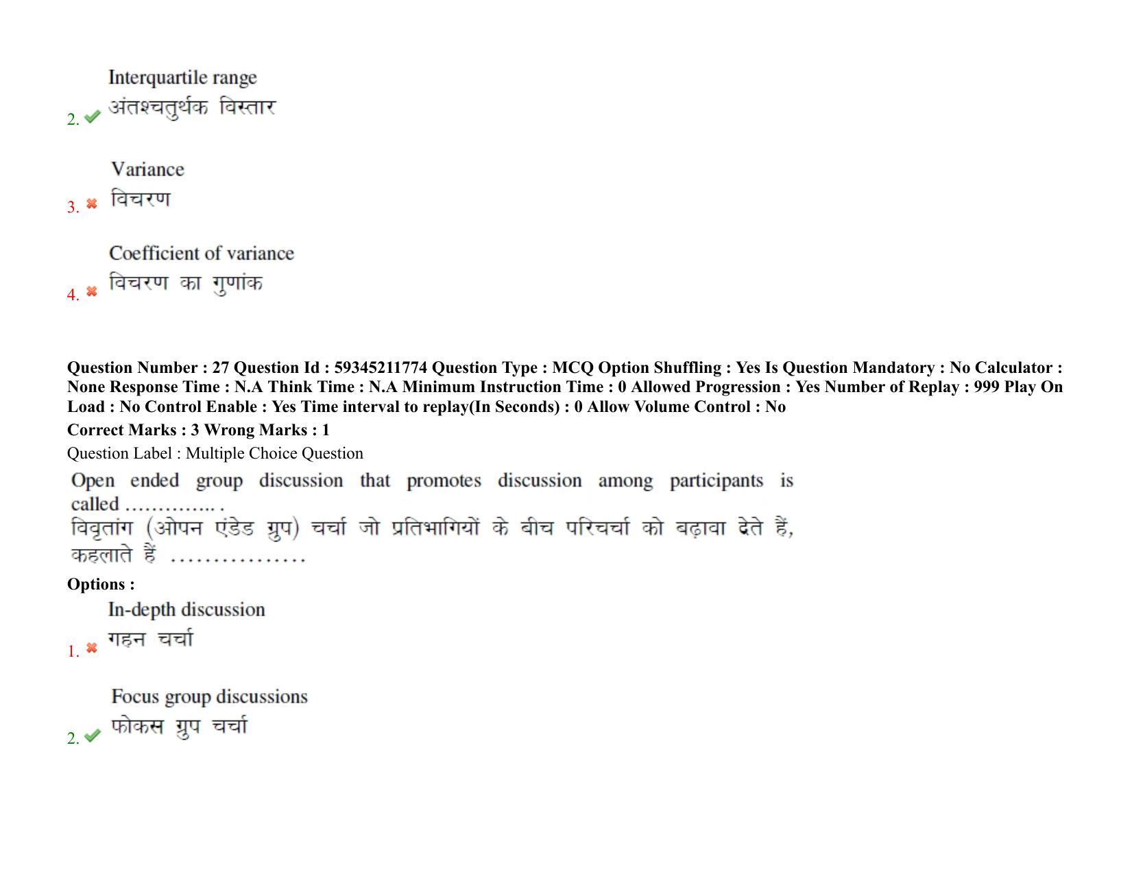 BHU RET Neurology 2021 Question Pape - Page 23