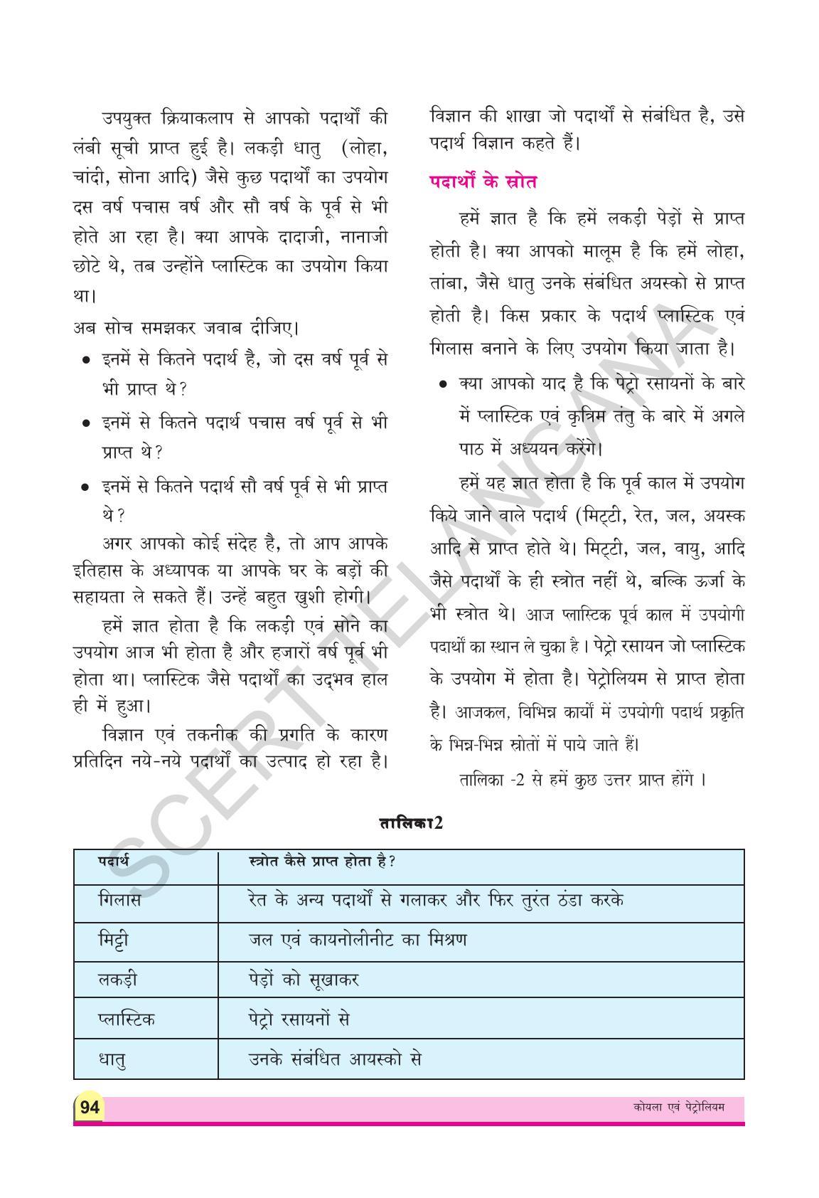 TS SCERT Class 8 Physical Science (Hindi Medium) Text Book - Page 106
